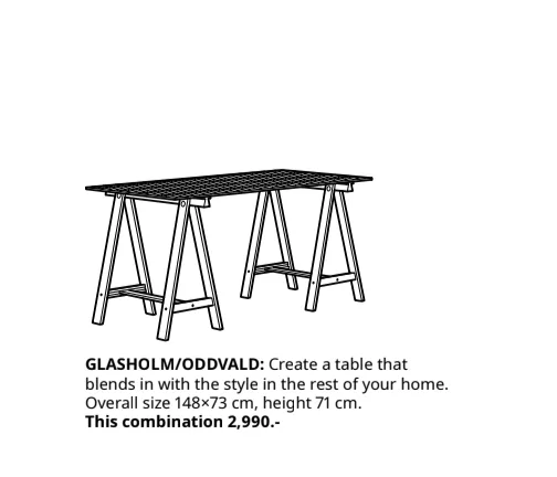 IKEA GLASHOLM Table image indicator(3)