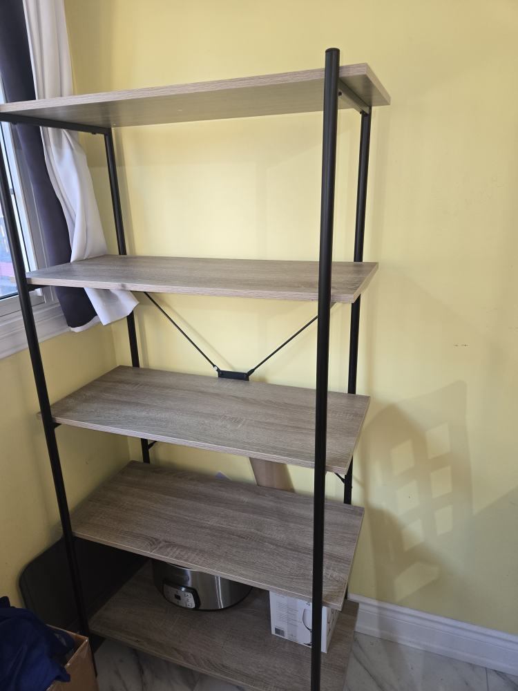 Wood and Metal Shelf