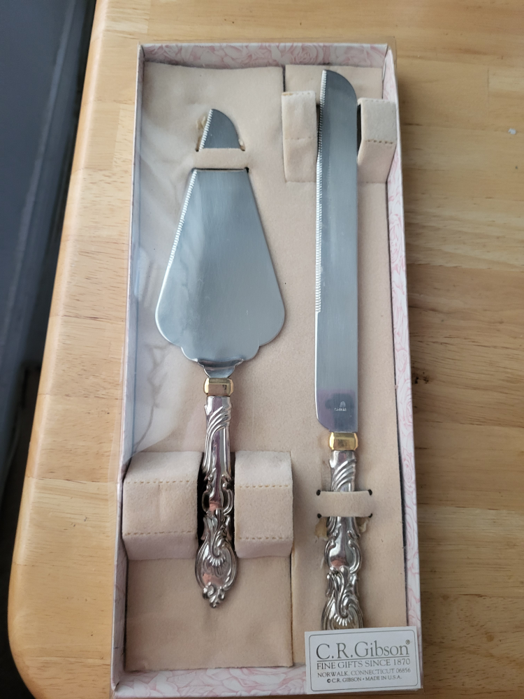 Cake Knife and Server Set