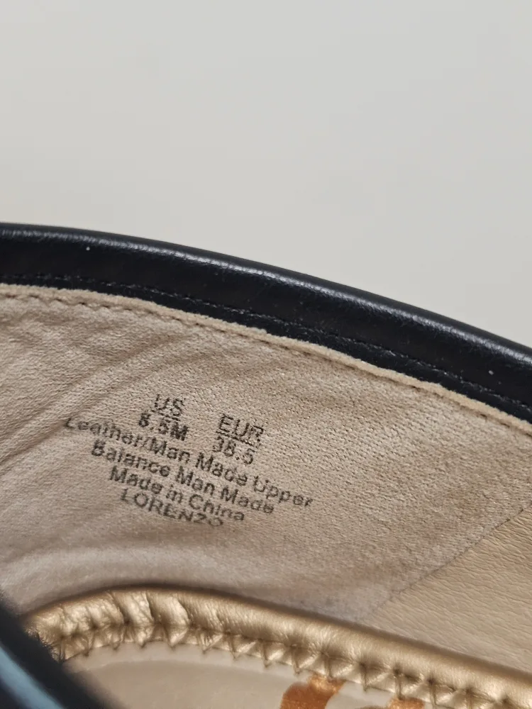 sz 7.5/8 Sam Edelman Leather Snakeskin Loafer image indicator(5)