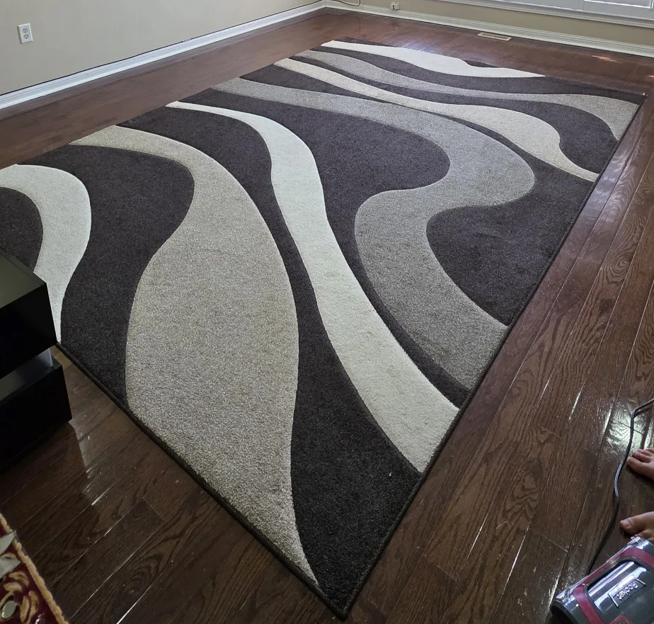 Brown & Beige Abstract Area Rug thumbnail