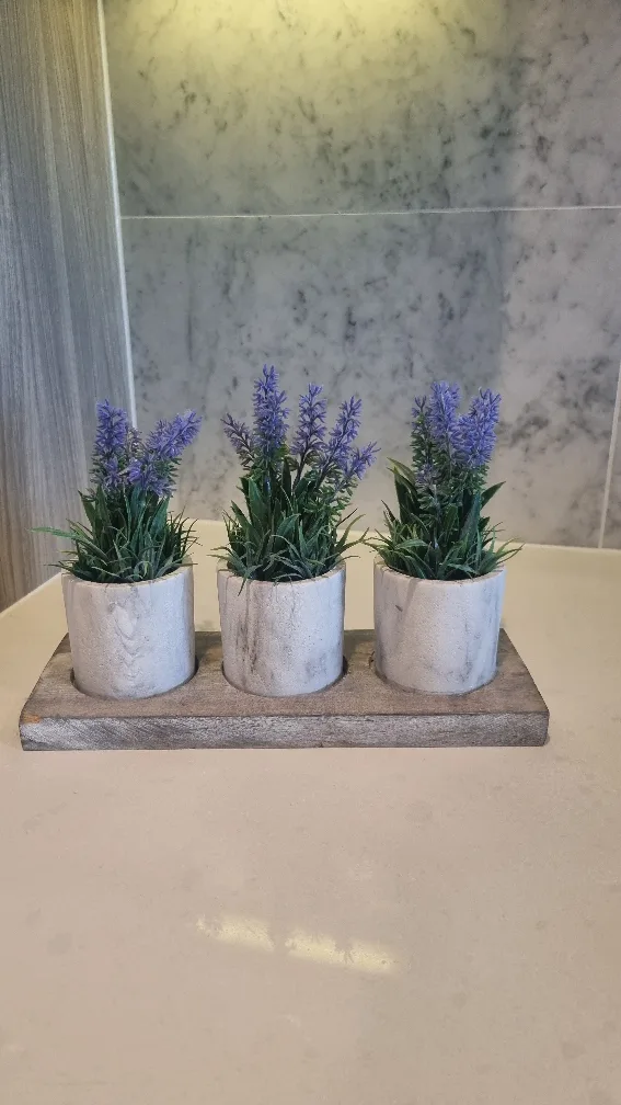Artificial Lavender Plant Decor thumbnail