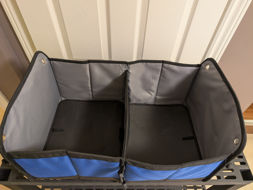 Blue Collapsible Car Trunk Organizer - photo 2