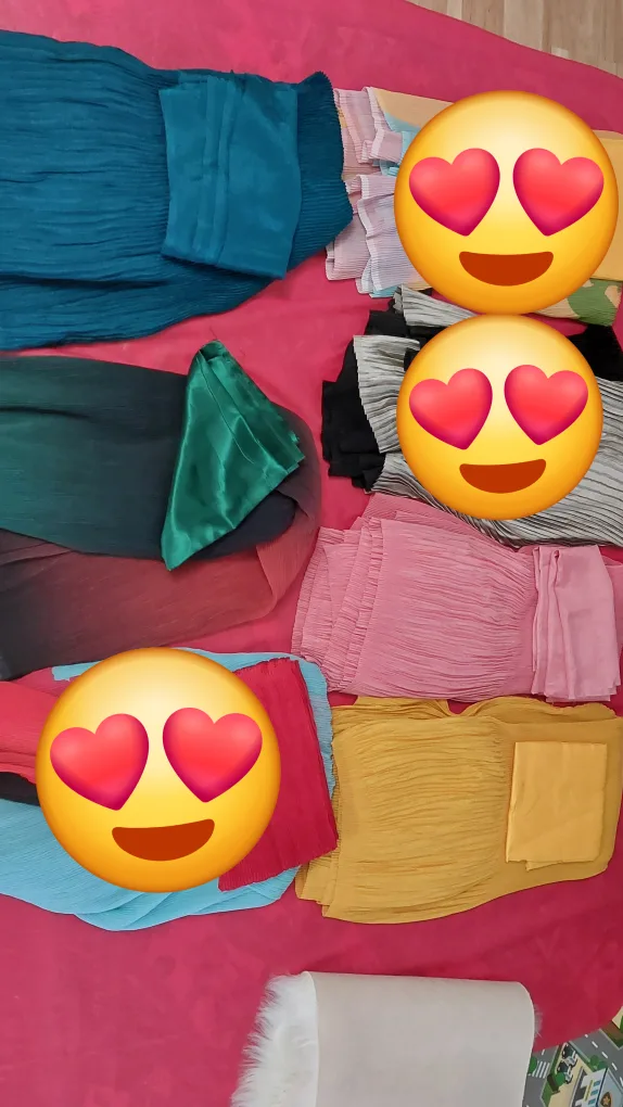 Bollywood style Pleated georgette sarees very beautiful colors 😍 thumbnail