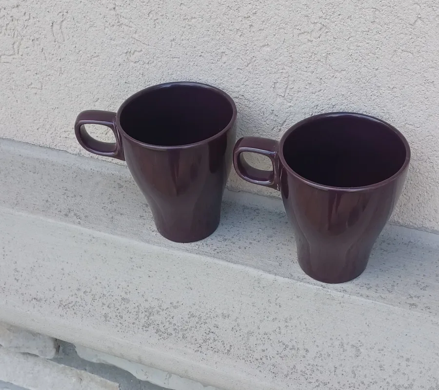 IKEA Brown Mugs (Set of 2) image indicator(6)