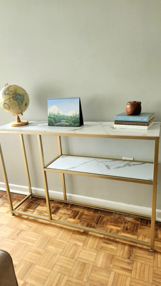 Faux Marble Console Table - Entryway/Hallway *new image indicator(4)