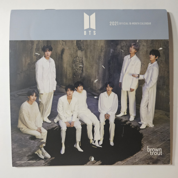 BTS 2021 Official 16-Month Calendar