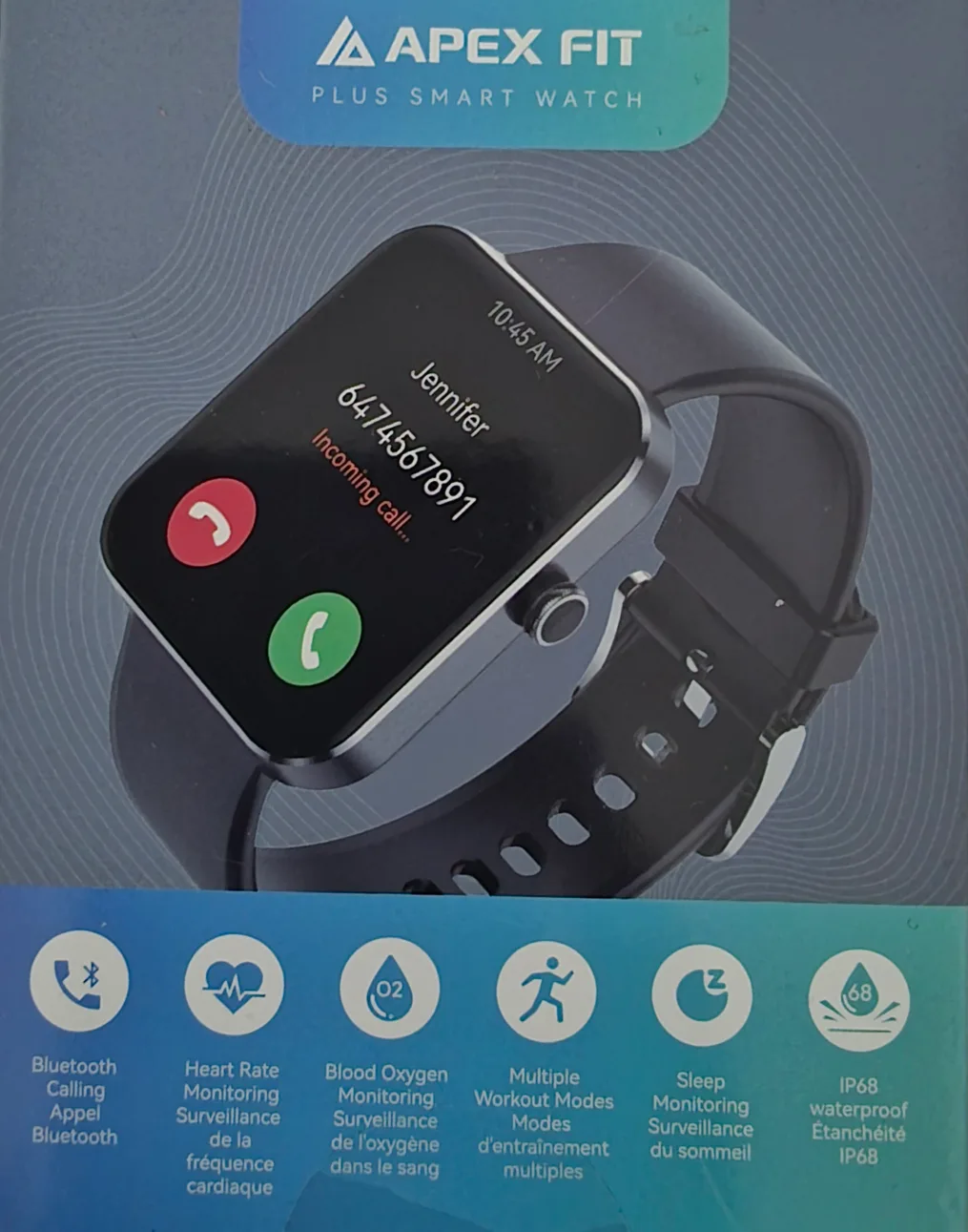 Apex Fit Plus Smart Watch - New in Box! thumbnail
