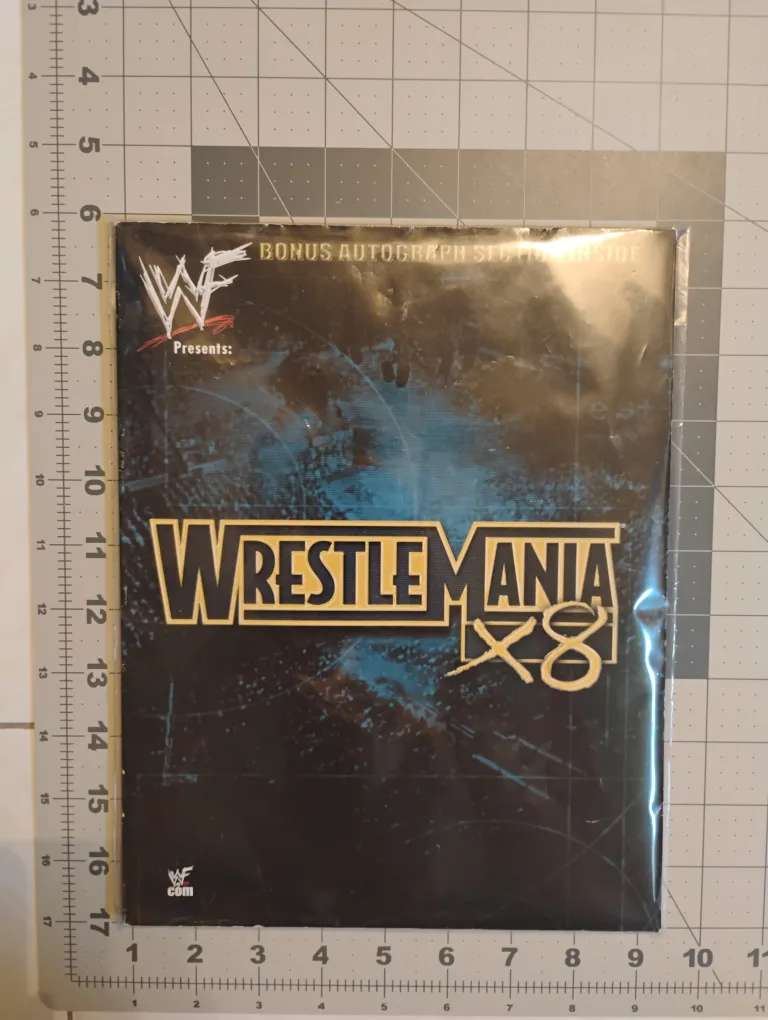 WWF/WWE WrestleMania X8 18 Program Toronto thumbnail