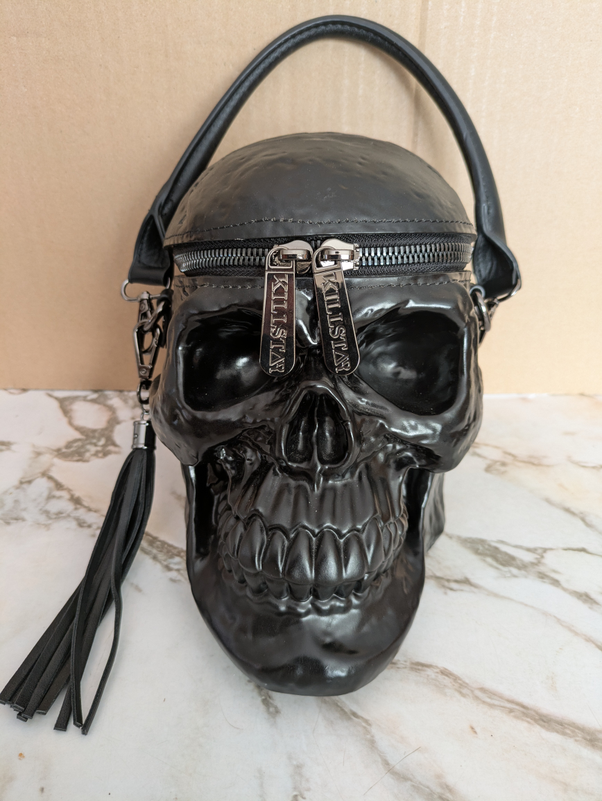 Killstar Skull Handbag  , Goth Girl Purse .