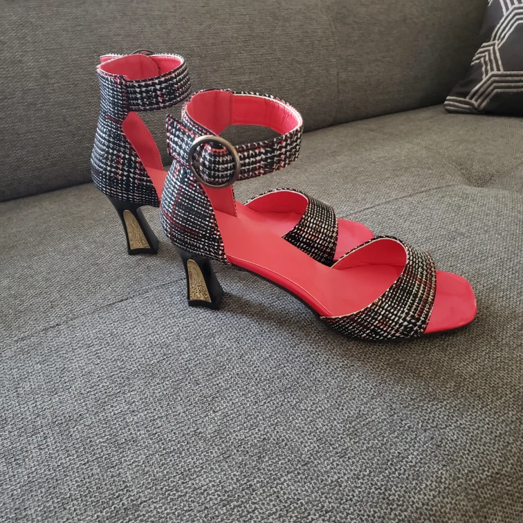 Women's Ankle Strap Heels - Size 40 - photo 2