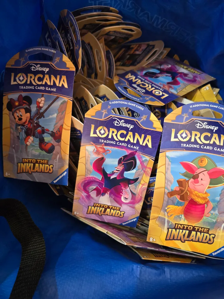 Disney Lorcana Into the Inklands sleeved booster packs thumbnail