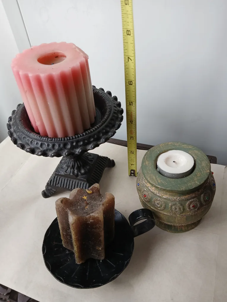 🇨🇦 🍁Assorted Candle Holders LOT. It's available. Firm price. thumbnail