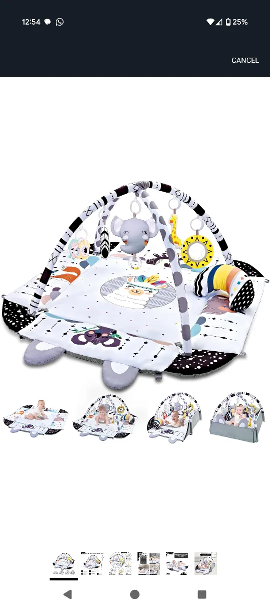 TFDER Activity Gym & Play Mat - Baby image indicator(3)