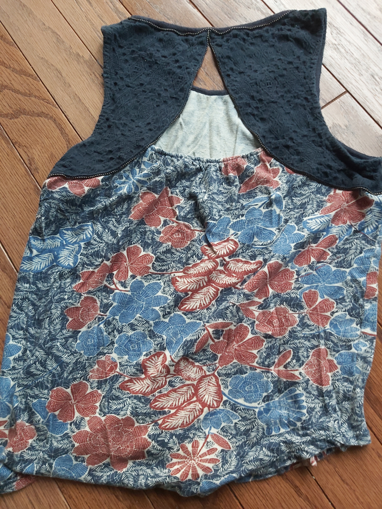 Lucky Brand Floral Print Tank Top - Size M