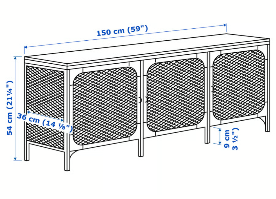 IKEA FJÄLLBO TV Unit, great storage - photo 4