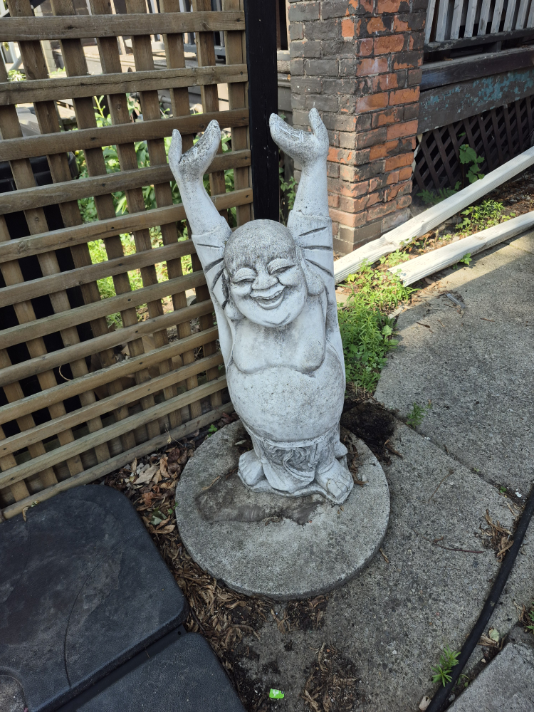 Buddha Statue Hands Up - photo 2