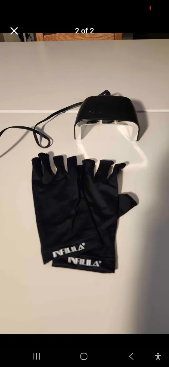 INFULIA UV LED Nail Lamp with Gloves thumbnail