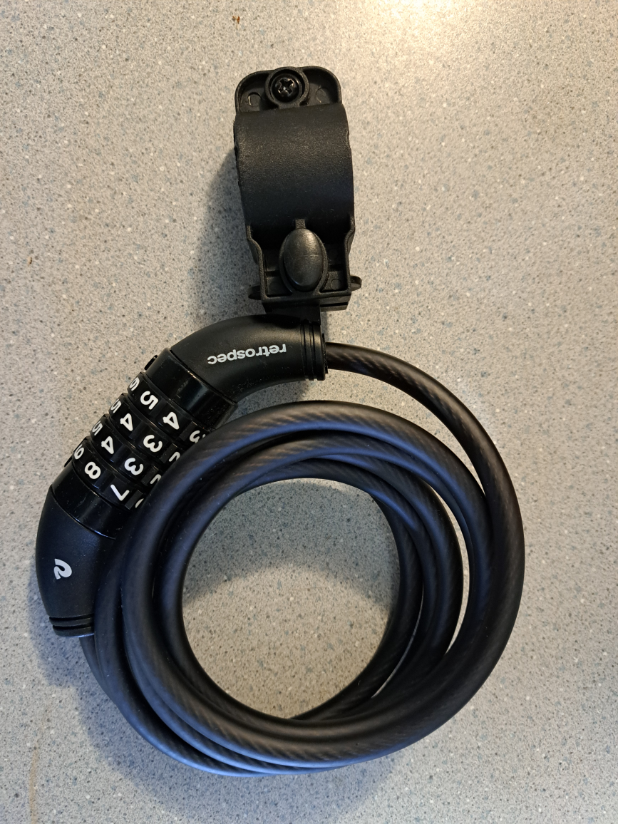 Retrospec Bike Lock with Combination