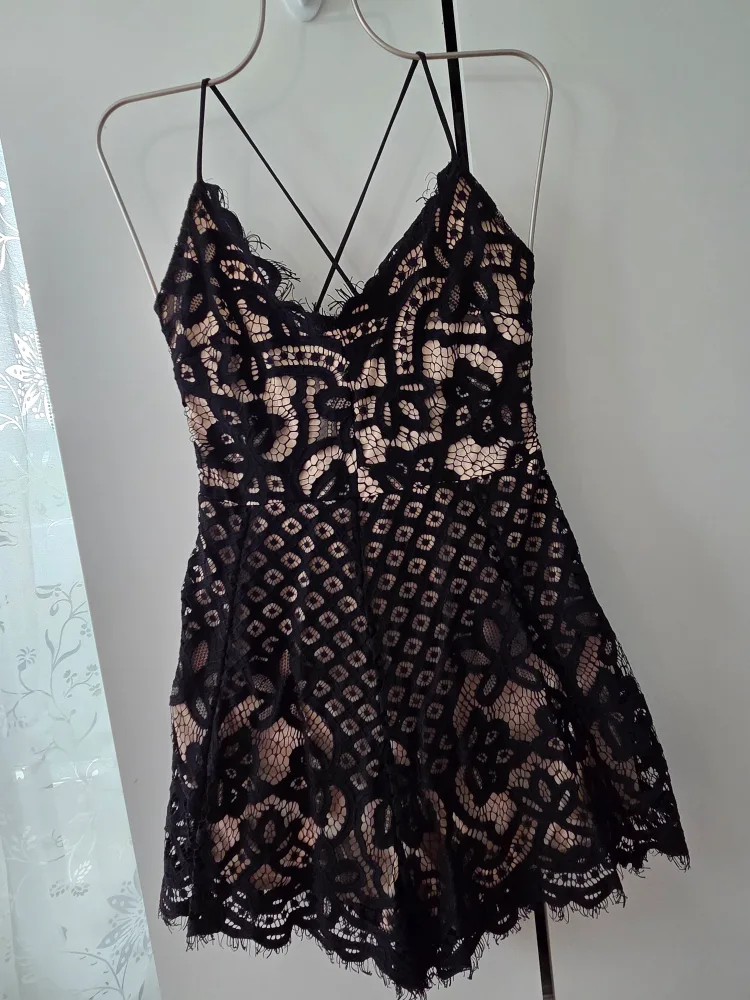 Black Lace Romper thumbnail