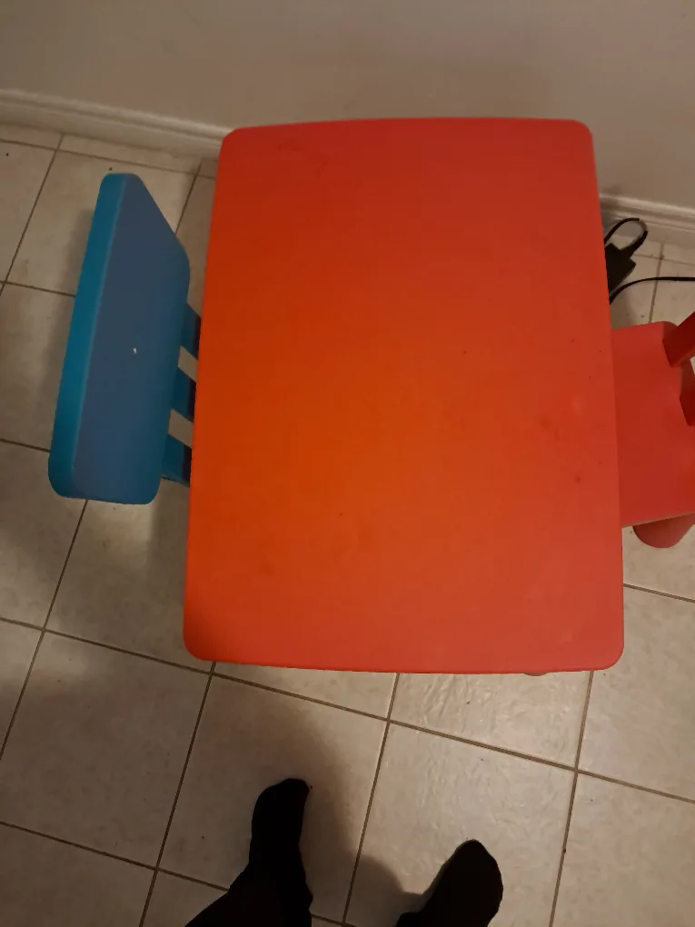 Kids Table and Chair Set - Red and Blue image indicator(2)