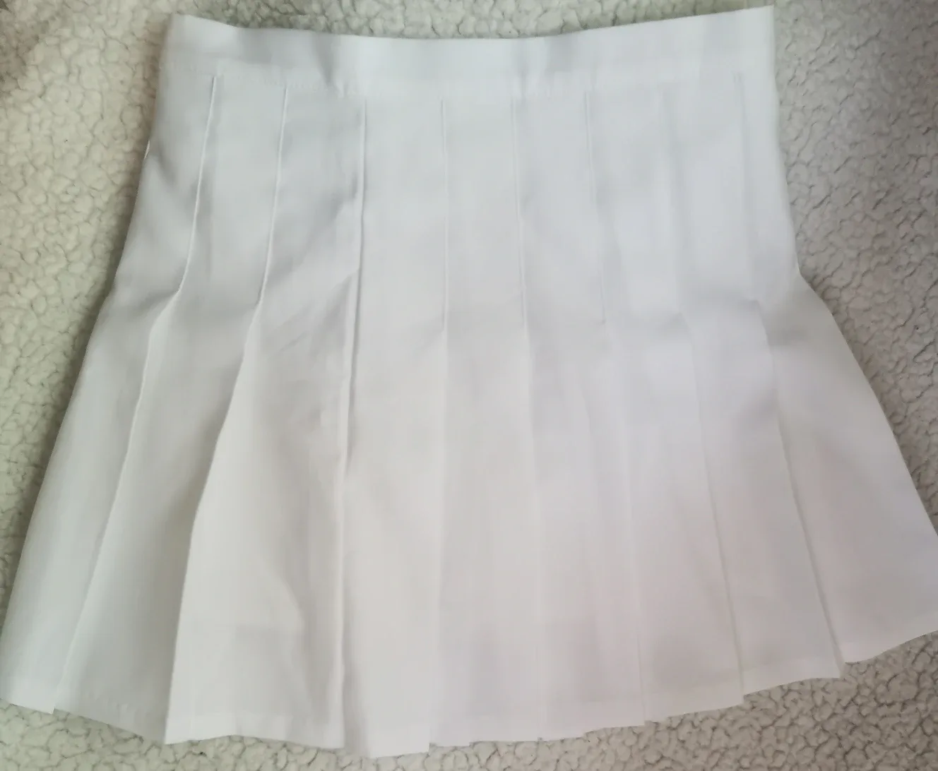 White Pleated Skirt thumbnail