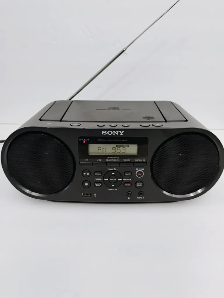 Sony ZS-RS60BT Bluetooth CD FM-AM USB Boombox. EUC image indicator(4)
