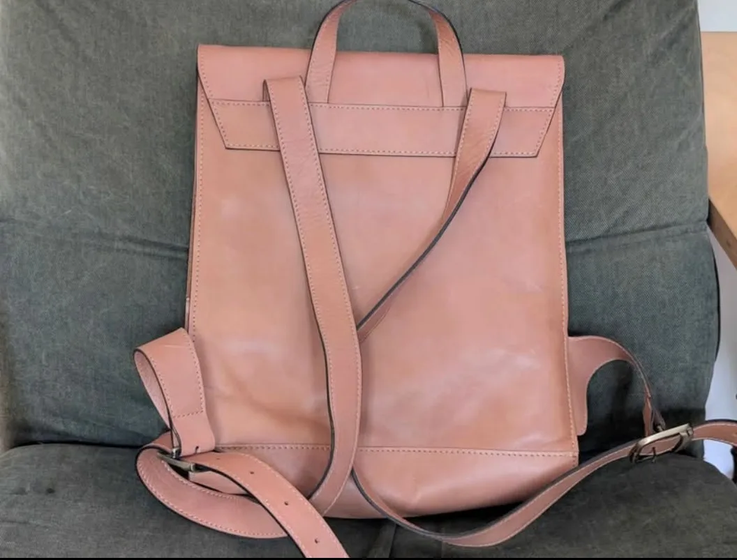 Genuine Italian Leather Backpack image indicator(7)