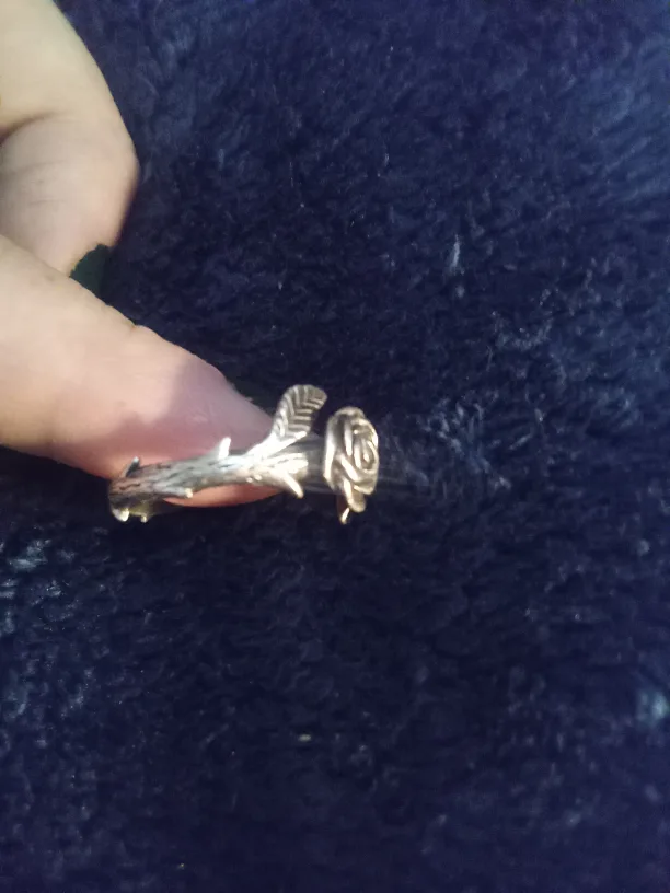 Rose Ring - from clocks and colors real silver image indicator(2)