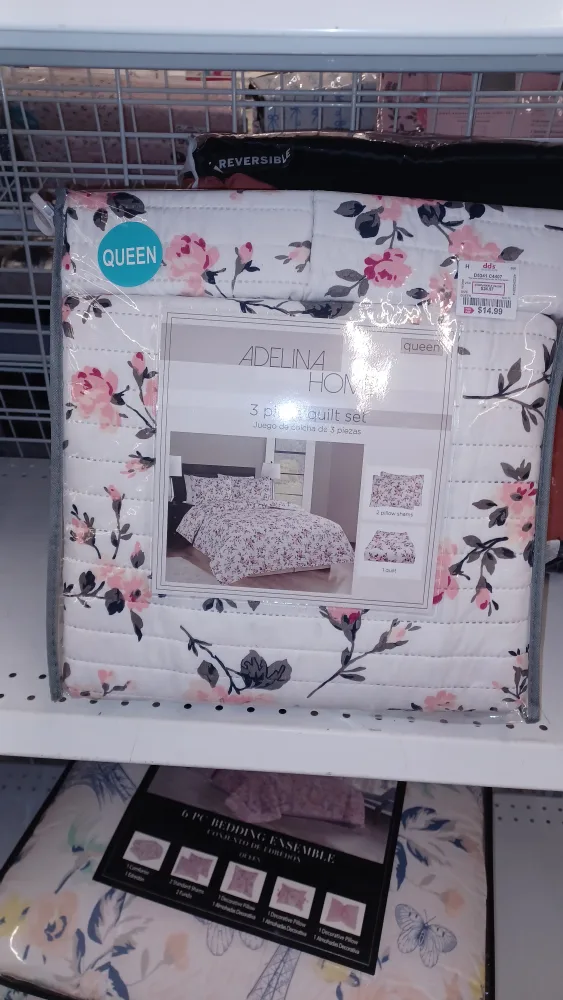Adelina Home Queen 3-Piece Quilt Set - Floral 🧡 thumbnail