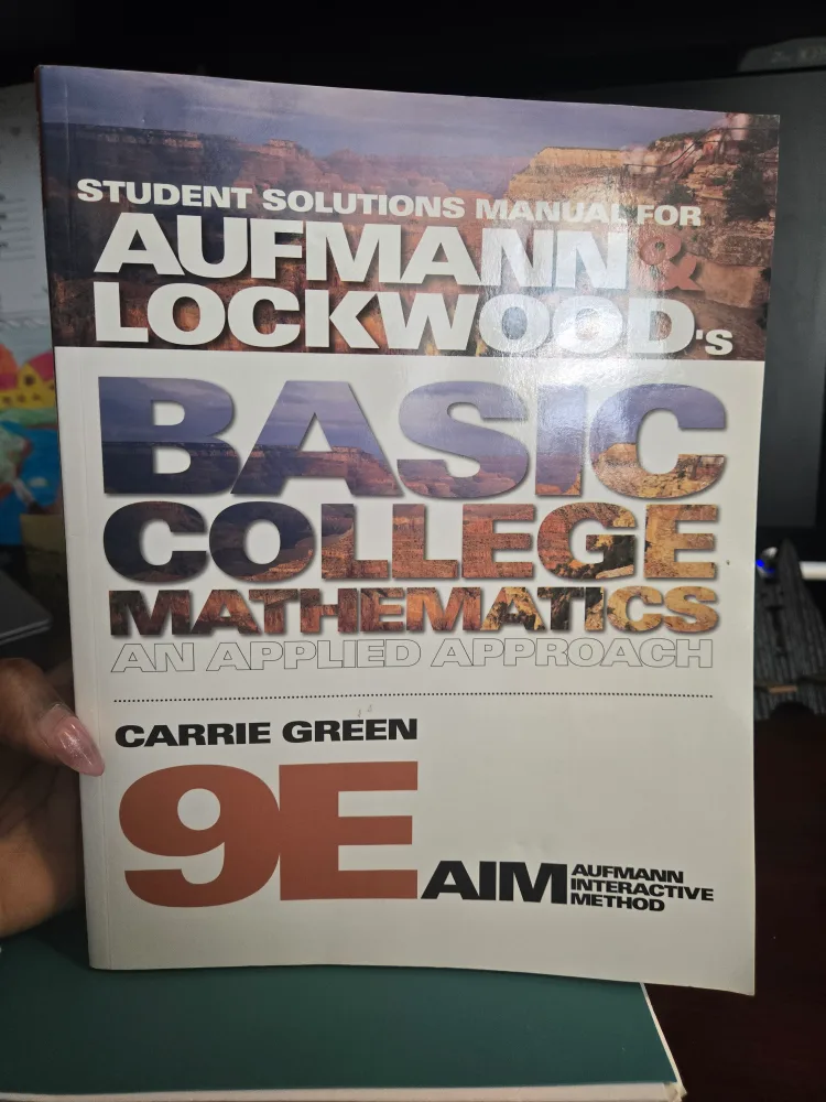 Aufmann Lockwood's Basic College Mathematics 9E thumbnail