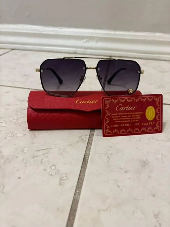 Cartier Sunglasses with Case thumbnail