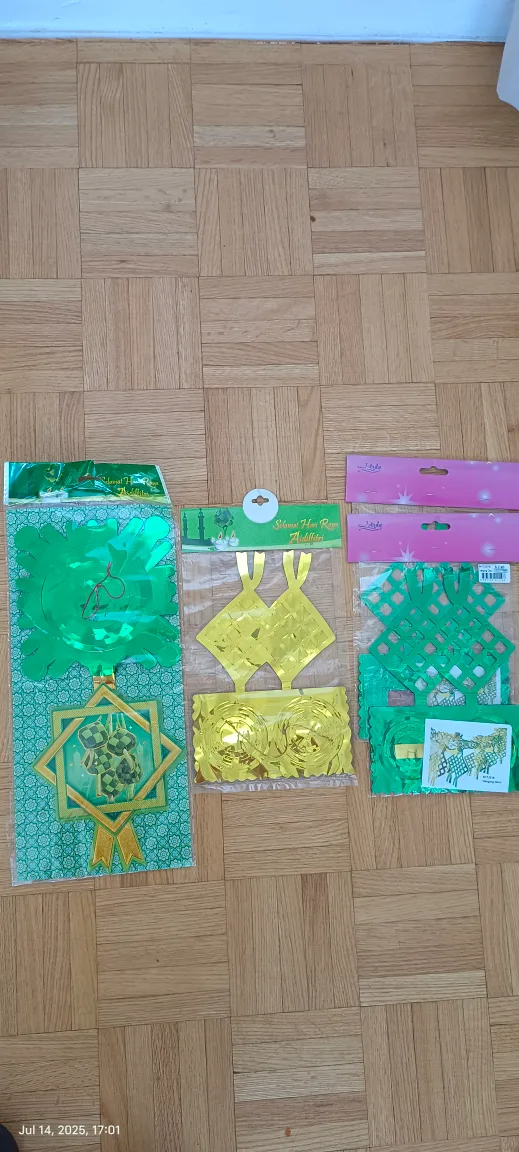 Eid Decoration Set (Malaysia/Singapore/Indonesia style) thumbnail