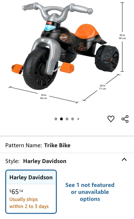Kids Harley Davison Bike image indicator(4)