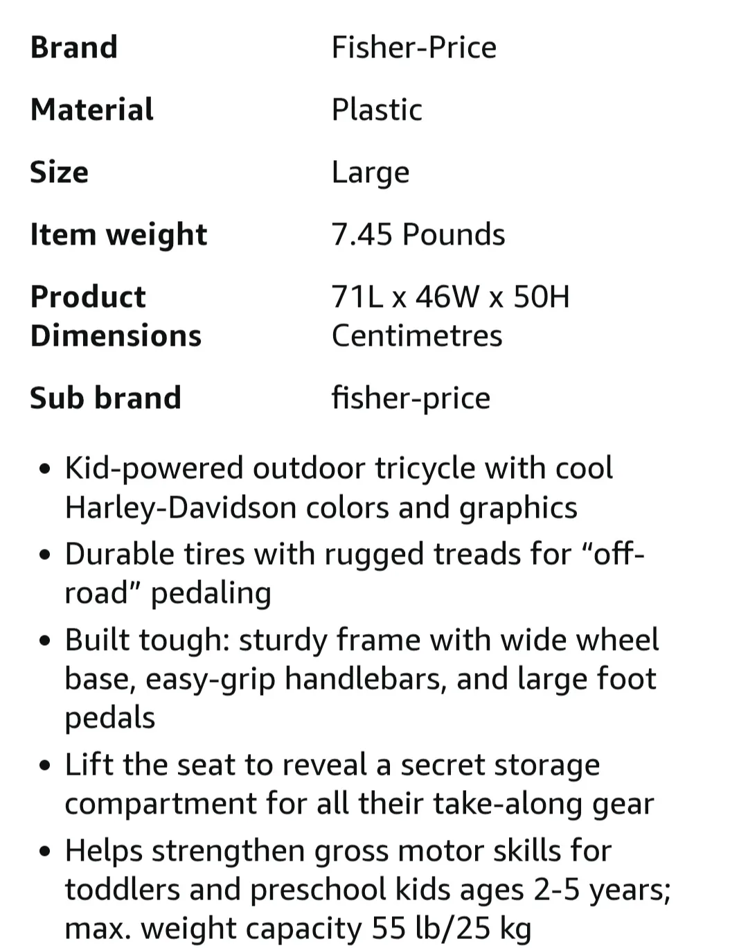 Kids Harley Davison Bike image indicator(5)