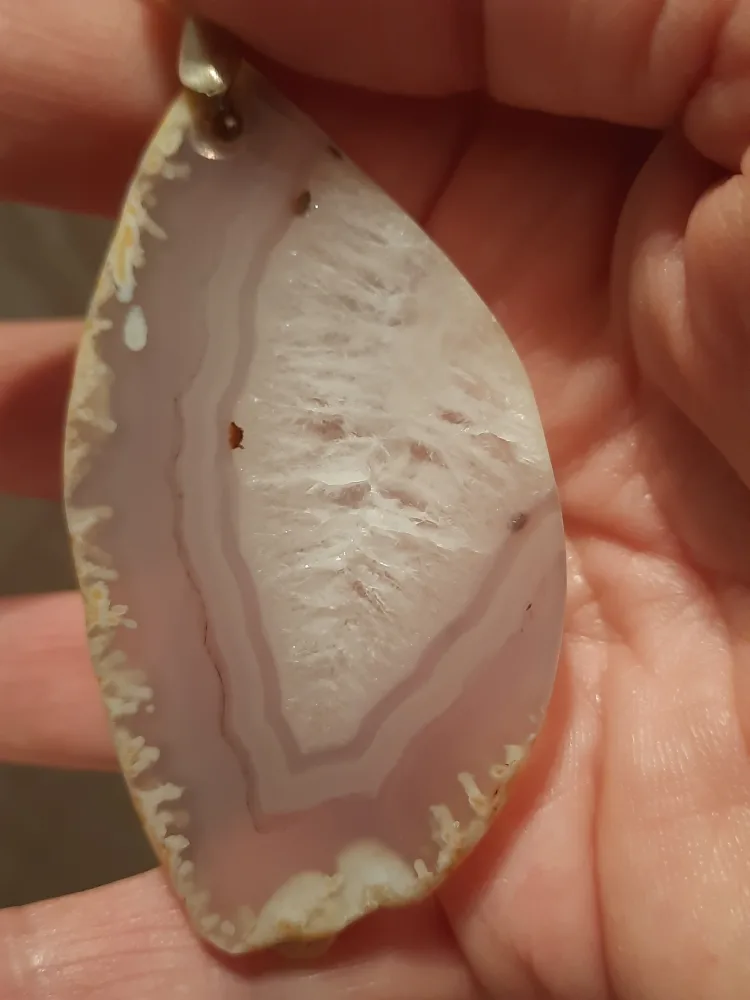 Rose Quartz & Agate Pendants, Various Sizes image indicator(10)