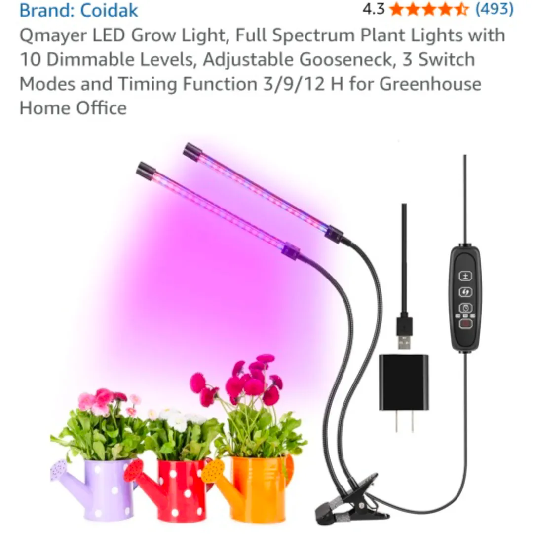 first piece of Qmayer LED Grow Light - Full Spectrum image indicator(2)