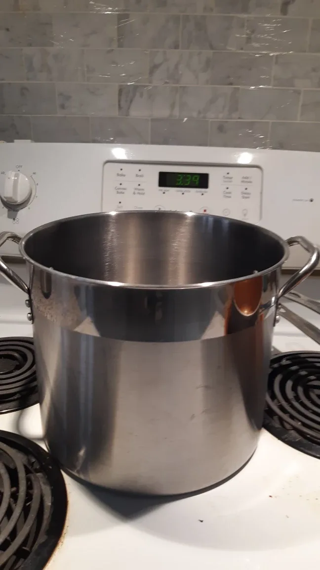Stainless Steel Stock Pot like new 27 cm 22 cm thumbnail