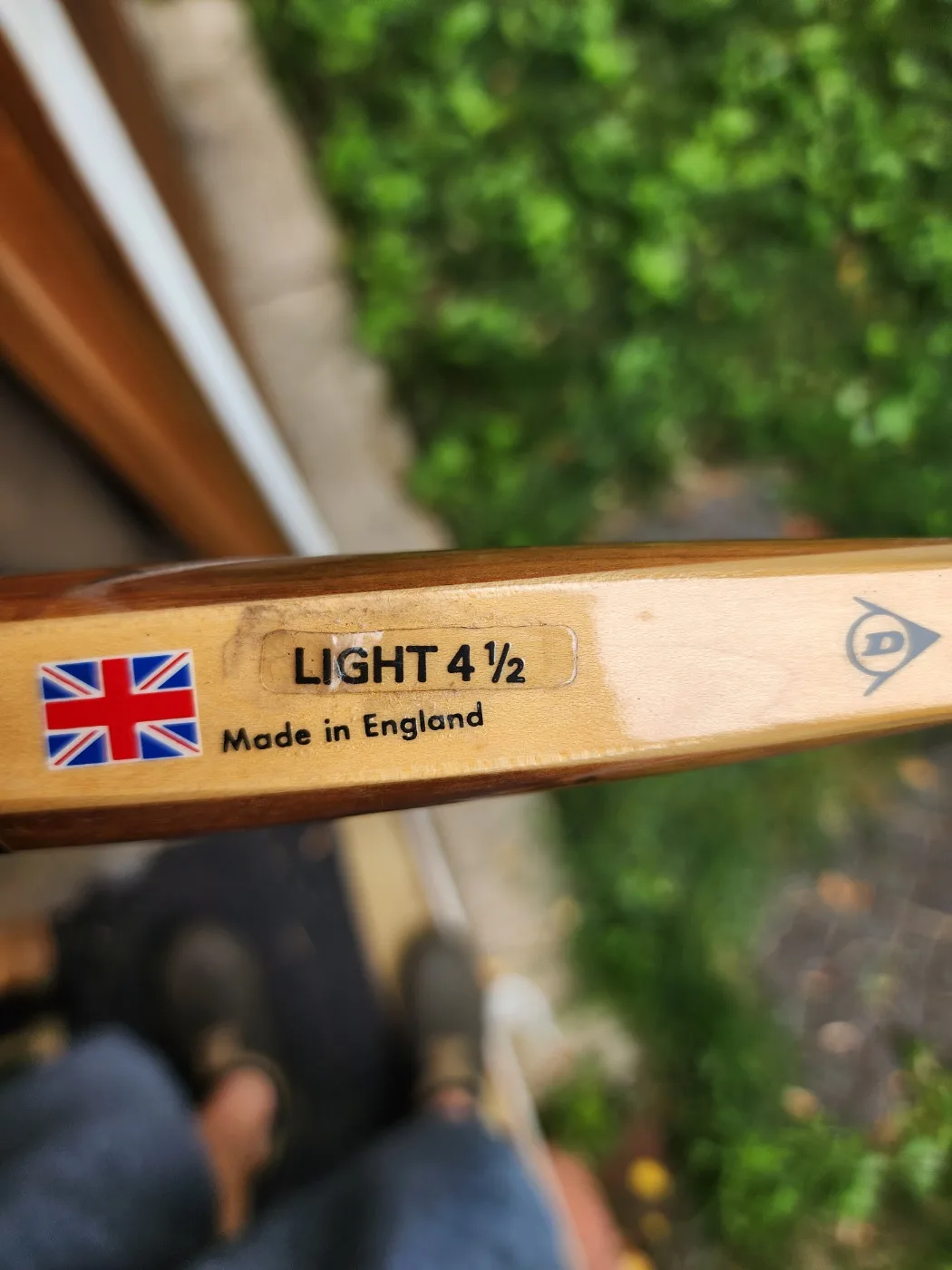 Vintage Dunlop Maxply McEnroe Wooden Tennis Racket image indicator(3)