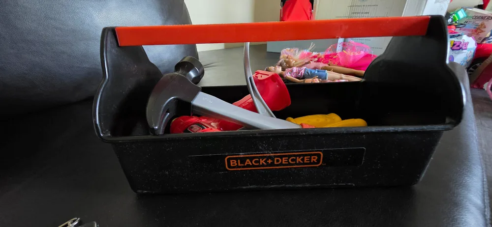 Black+Decker Kids' Tool Box with Tools thumbnail