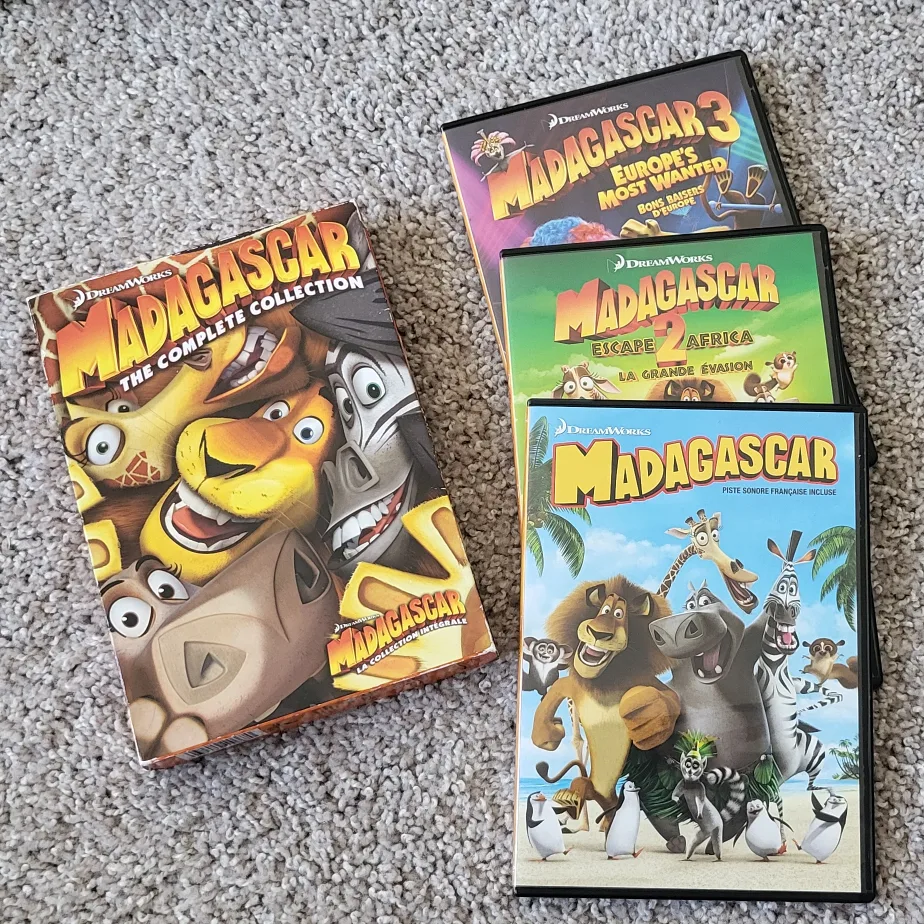 Madagascar DVD Collection (1, 2, 3) thumbnail