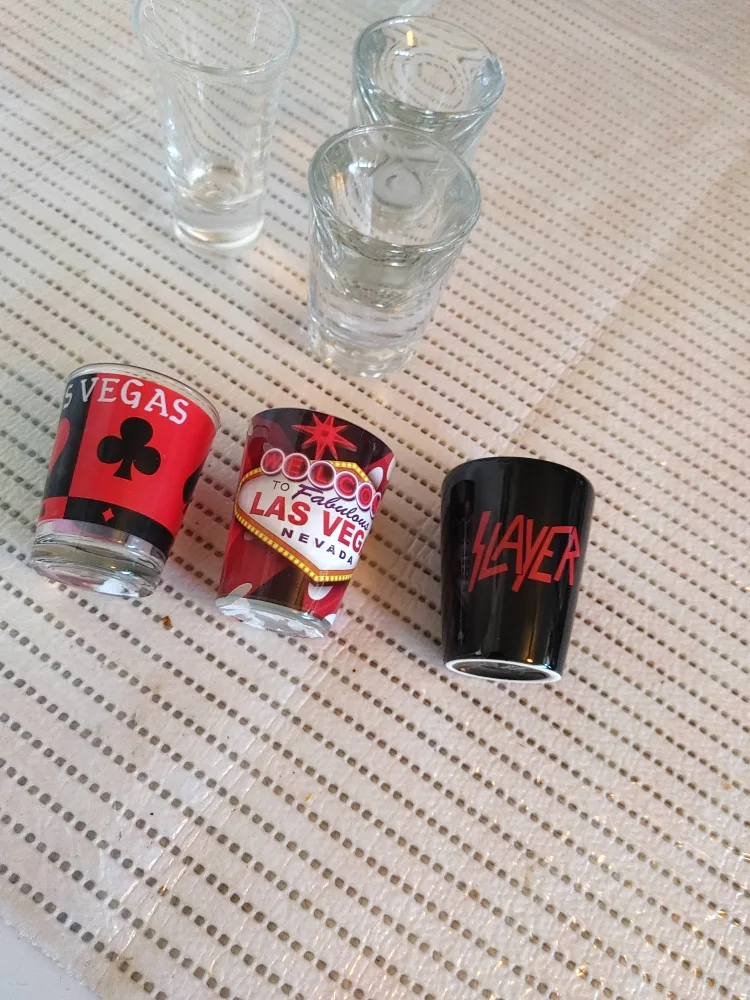 Shot Glasses - Las Vegas & Slayer thumbnail