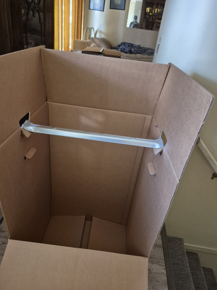 Wardrobe Moving Box - Clothes on Hangers. 8 of them 5 bucks each