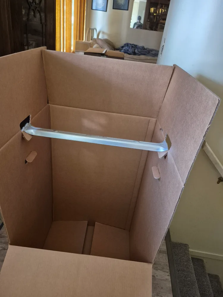 Wardrobe Moving Box - Clothes on Hangers. 8 of them 5 bucks each thumbnail