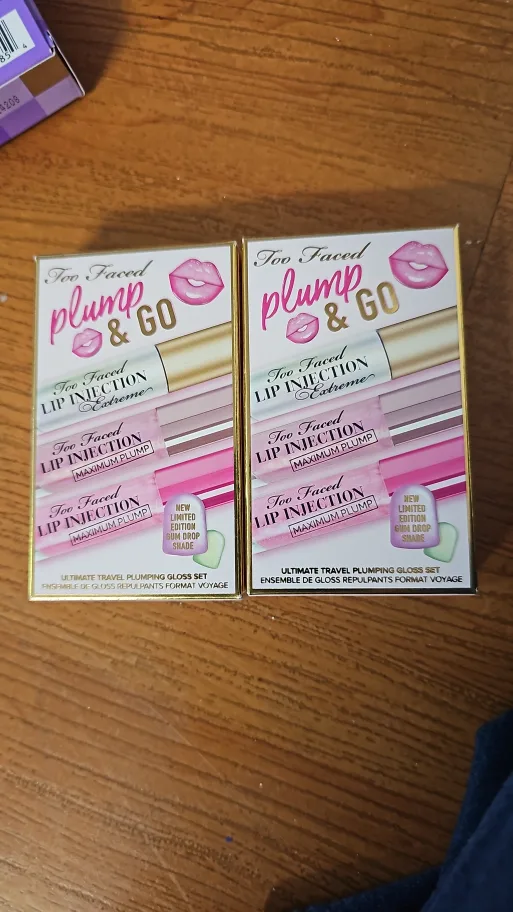 Too Faced Plump & Go Lip Injection Set - New! thumbnail