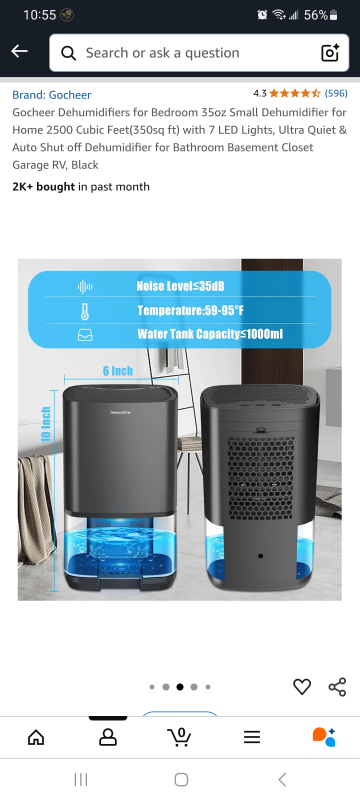 Brand new🇨🇦Dehumidifiers for 2500 Cubic Feet(350sq ft) - photo 3