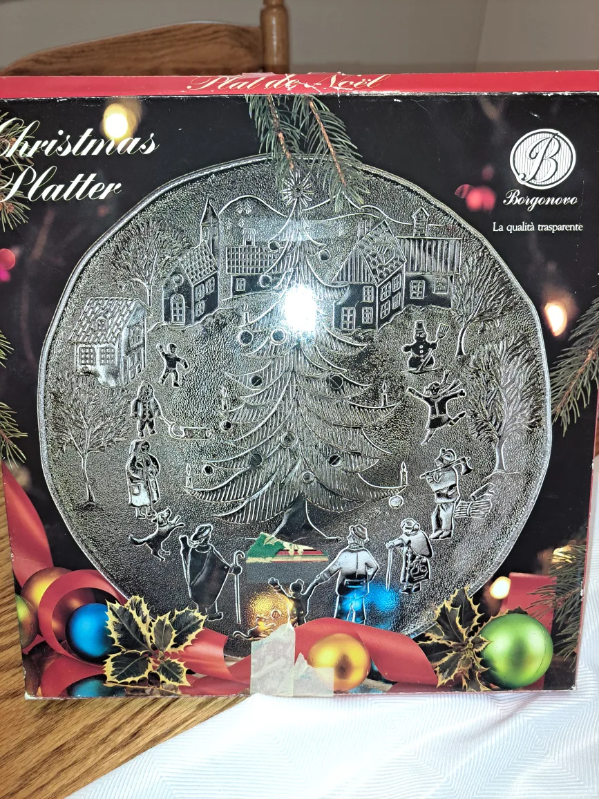 Borgonovo Christmas Platter Plat de Noel thumbnail