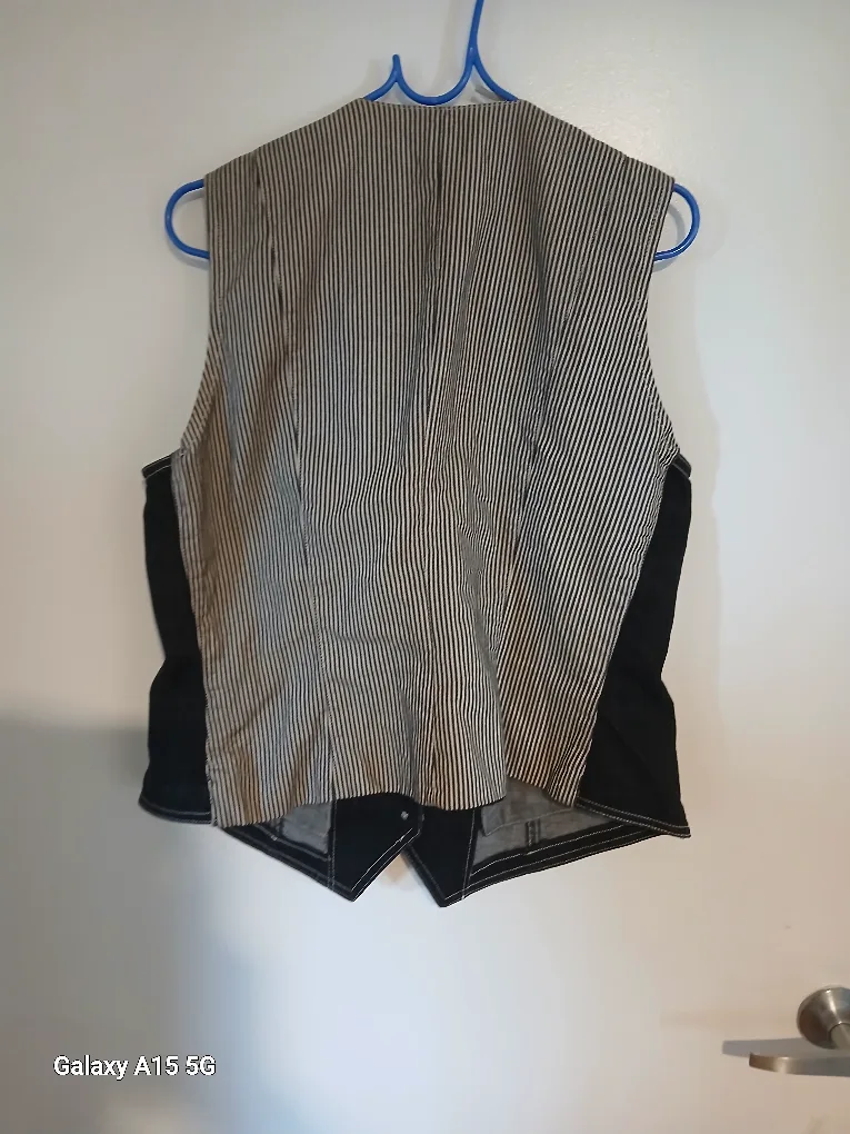 Lauren Ralph Lauren Black Denim Vest thumbnail