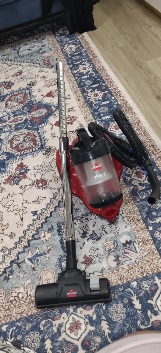 Bissell Zing II Bagless Canister Vacuum - Red