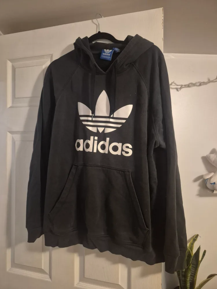 Adidas Black Hoodie - Size XL thumbnail